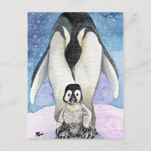 Penguin Art New Born Briefkaart