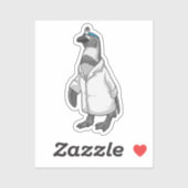 Penguin as Doctor with Doctor's coat Sticker (Vel)