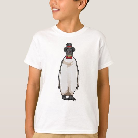 Penguin as Gentleman met Pet T-shirt (Voorkant)