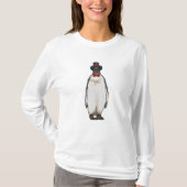 Penguin as Gentleman met Pet T-shirt (Voorkant)
