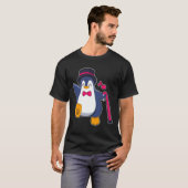 Penguin as Groom with Tie T-shirt (Voorkant volledig)