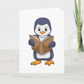Penguin as Nerd with Book Kaart (Voorkant)