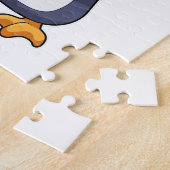 Penguin as Nerd with Book Legpuzzel (Zijkant)