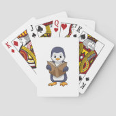 Penguin as Nerd with Book Pokerkaarten (Achterkant)
