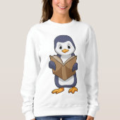 Penguin as Nerd with Book Trui (Voorkant)