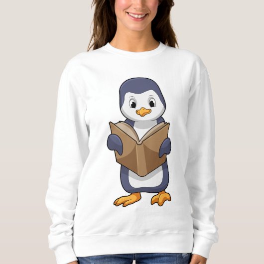 Penguin as Nerd with Book Trui (Voorkant)