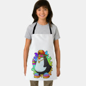 Penguin as Painter with Spray Schort (Insitu)