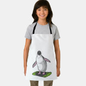 Penguin as Snowboarder with Snowboard Schort (Insitu)