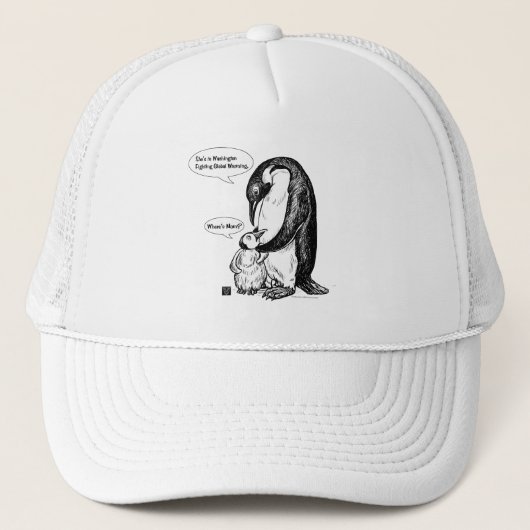 Penguin Awareness Trucker Pet (Voorkant)
