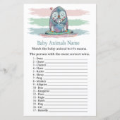 Penguin Baby Animals Name Game (Voorkant)