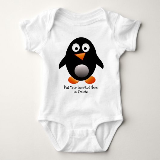 Penguin Baby Creeper Romper (Voorkant)