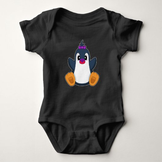 Penguin Baby fopspeen Romper (Voorkant)
