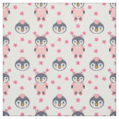 Penguin baby girl stof (Swatch)