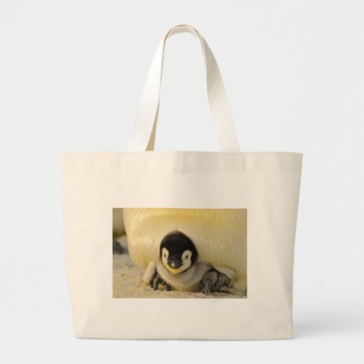 Penguin baby grote tote bag (Voorkant)