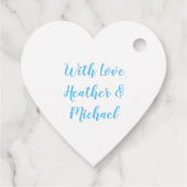 Penguin Baby shower Bedankjes Labels (Achterkant)