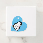 Penguin Baby shower Bedankjes Labels (In situ)