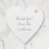 Penguin Baby shower Bedankjes Labels (Achterkant)