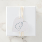 Penguin Baby shower Bedankjes Labels (Met doos)