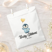 Penguin Baby shower Bedankzakje (Geknipt)