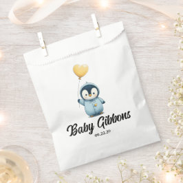 Penguin Baby shower Bedankzakje