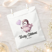 Penguin Baby shower Bedankzakje (Geknipt)