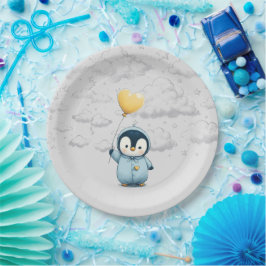 Penguin Baby shower Papieren Bordje