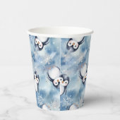 Penguin Baby shower Papieren Koppen - Winter Papieren Bekers (Rechts)