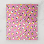 Penguin Baby shower Plaatskaartje (Binnenkant ongevouwen)