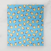 Penguin Baby shower Plaatskaartje (Binnenkant ongevouwen)