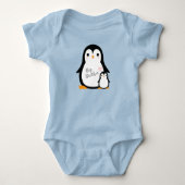Penguin Baby shower Romper (Voorkant)