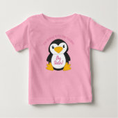 Penguin Baby shower Roze (Voorkant)