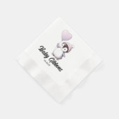 Penguin Baby shower Servet (Hoek)