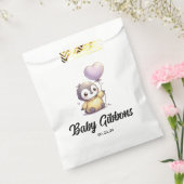 Penguin Baby shower servetten Bedankzakje (Gezegeld)