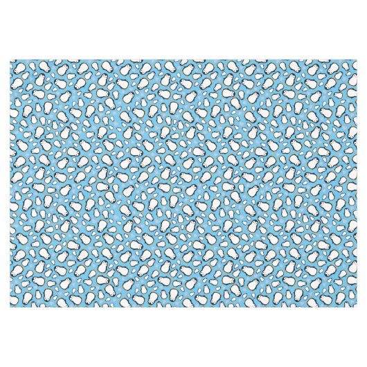 Penguin Baby shower Tafelkleed (Voorkant (Horizontaal))