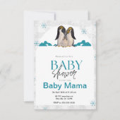 Penguin Baby Shower Uitnodiging (Voorkant)