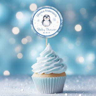 Penguin Baby shower voor Sticker