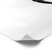 Penguin Baby shower Welkomstteken Poster (Hoek)