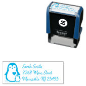 Penguin Baby shower Zelfinktende Stempel (In situ)