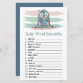 Penguin Baby word scramble game (Voorkant / Achterkant)