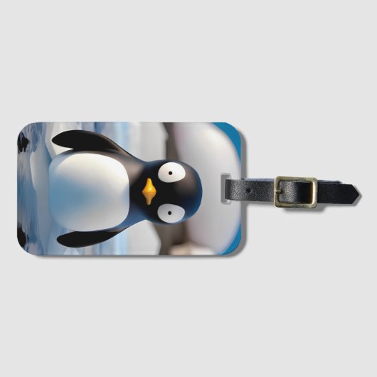 Penguin Bagagelabel (Voorkant (horizontaal))