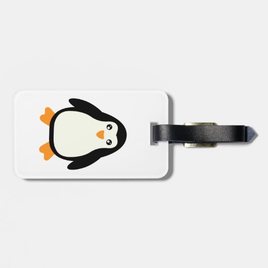 Penguin Bagagelabel (Achterkant horizontaal)