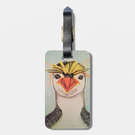 Penguin Bagagelabel (Achterkant verticaal)