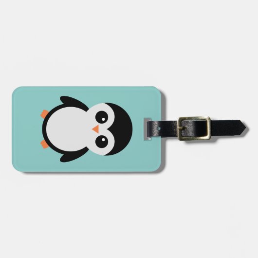 Penguin bagagelabel (Voorkant horizontaal)