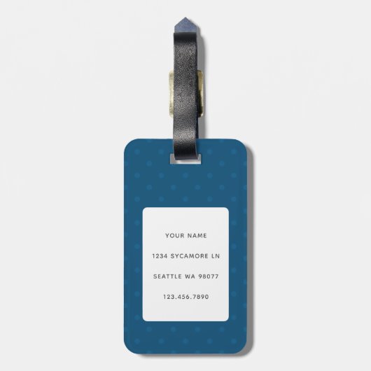 Penguin Bagagelabels (Achterkant verticaal)