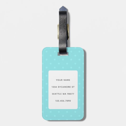 Penguin Bagagelabels (Achterkant verticaal)