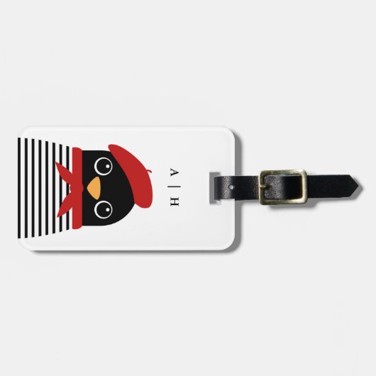 Penguin Bagagelabels (Voorkant horizontaal)