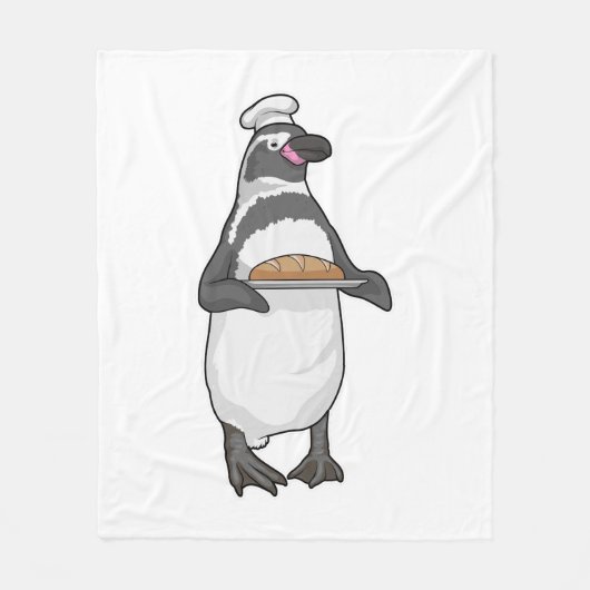 Penguin Baker Bread Fleece Deken (Voorkant)