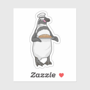 Penguin Baker Bread Sticker