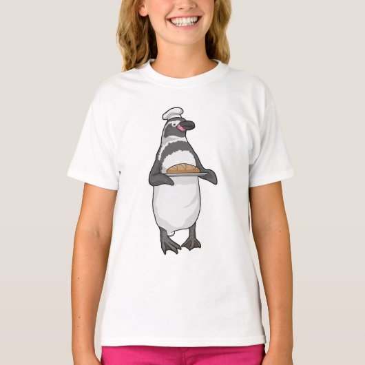 Penguin Baker Bread T-shirt (Voorkant)
