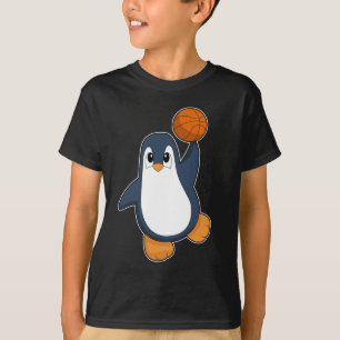 Penguin Basketbalspeler Basketbal T-shirt
